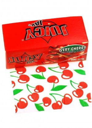 Juicy Jay’s Rolls Cherry Rolling Paper – Box of 24 Rolls