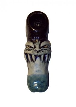 Ceramic Hand Pipe | Six Tooth Grin