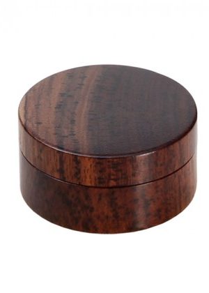 Rosewood Herb Grinder – Smooth Flat Surface – 2-part – 45mm wide