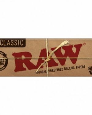 RAW Natural Single Wide Hemp Rolling Papers – Single Pack