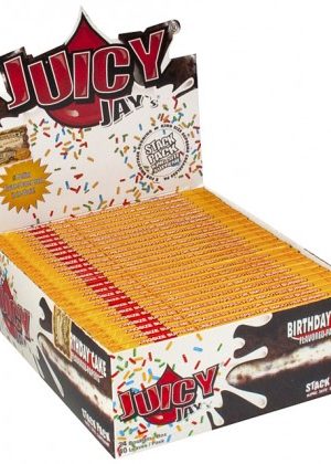 Juicy Jay’s Birthday Cake King Size Rolling Papers – Box of 24 Packs