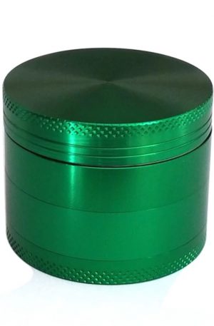 Aluminum 63mm Herb Grinder with Pollen Screen and Magnetic Lid