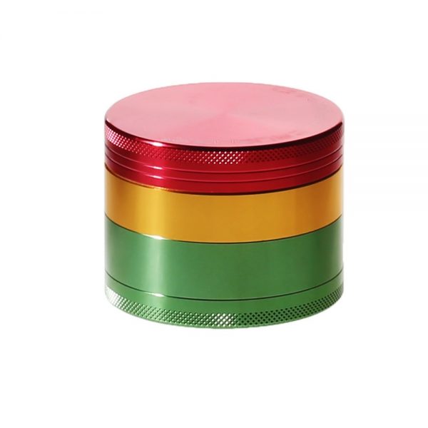 Aluminum Herb Grinder with Pollen Screen and Magnetic Lid | 63mm