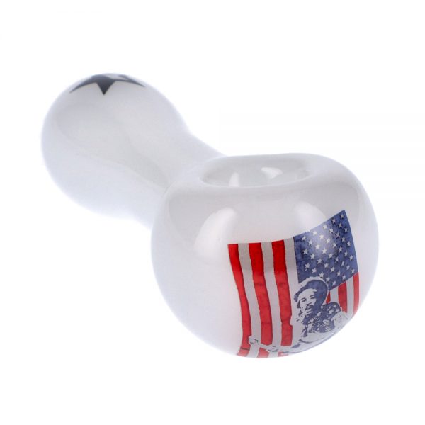 Famous Brandz Jimi USA Glass Spoon Pipe | 4 Inch