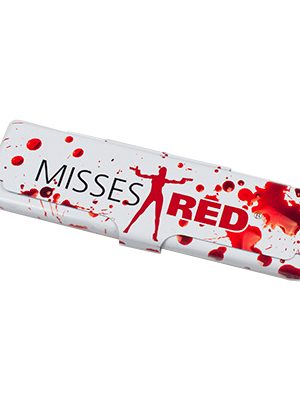 Metal Case for King Size Rolling Papers – Misses Red