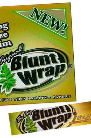 Blunt Wrap Gold – King Size Slim Rolling Papers – Box of 25 Packs