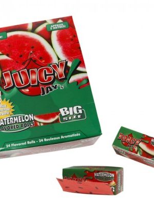 Juicy Jay’s Rolls Watermelon Rolling Paper – Box of 24 Rolls