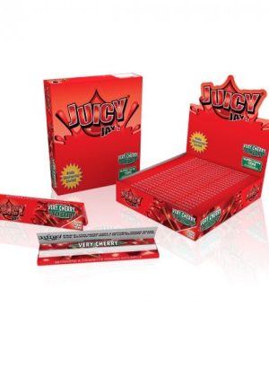 Juicy Jay’s Very Cherry King Size Rolling Papers – Box of 24 Packs