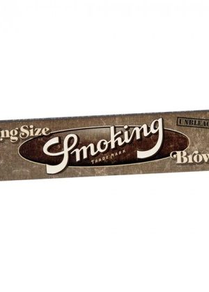 Smoking Brown King Size Slim Rolling Papers – Single Pack