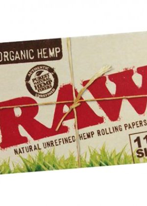 RAW Organic Regular Size Extra-Wide Hemp Rolling Papers – Single Pack