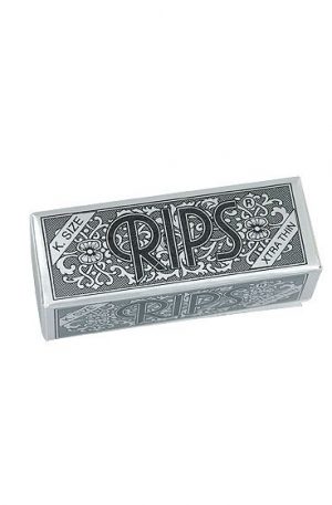 RIPS Silver Xtra-Thin King Size Rolling Paper – Box of 24 Rolls