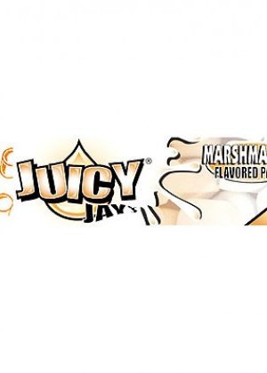 Juicy Jay’s Marshmallow Regular Size Rolling Papers – Box of 24 Packs