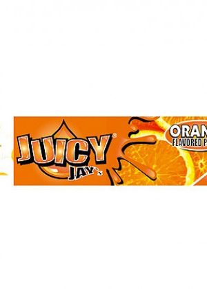 Juicy Jay’s Orange Regular Size Rolling Papers – Box of 24 Packs