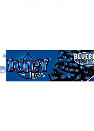 Juicy Jay’s Blueberry Regular Size Rolling Papers – Box of 24 Packs