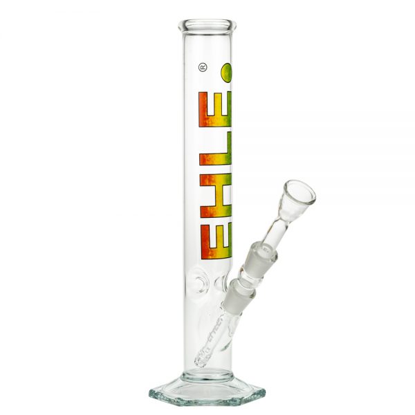 EHLE Glass Straight Cylinder Ice Bong| 250ml | 14.5mm
