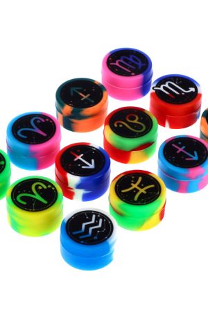 Famous X Silicone Zodiac Cylinder Container