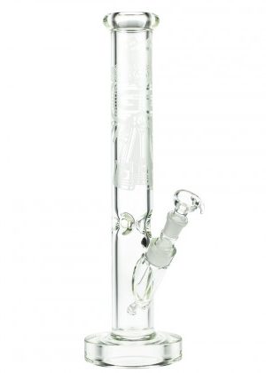 Grace Glass Straight Ice Bong with LED Light Unit
