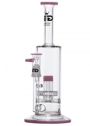 Grace Glass – Limited Edition Vapor Bong with Slit Diffuser Perc – Pink