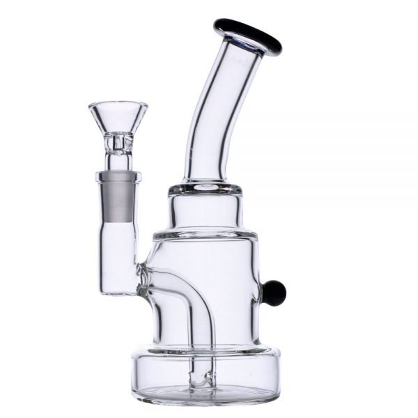 Glass Bubbler with Bent Neck | 5.5 inch