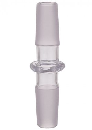 Glassphemy – Clear Glass Concentrate Adapter – 90 Degree