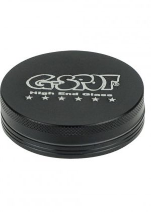 G-Spot – Aluminum Magnetic Herb Grinder – 2-part – 62mm – Black