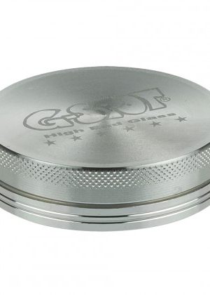 G-Spot – Aluminum Magnetic Herb Grinder – 2-part – 62mm – Silver