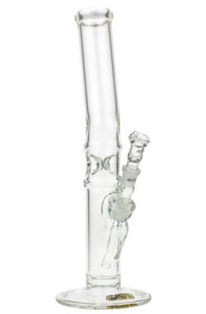 G-Spot Glass Straight Cylinder Bong | 50cm | Ice Notches Carb Hole