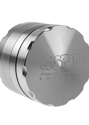 G-Spot – Aluminum Magnetic Herb Grinder – 4-part – 76mm – Silver