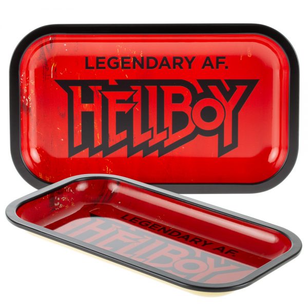 Hellboy Aluminum Rolling Tray | Red & Black