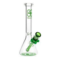 Glasscity Limited Edition Beaker Base Ice Bong | Green