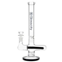 Glasscity Nautilus Ice Bong with Inline Diffuser | Black