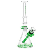 Glasscity Beaker Base Mini Bong | 10 Inch | Green