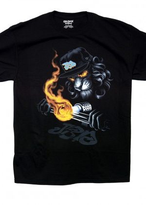 Jerome Baker Lion T-Shirt | Black – 40% SALE Special