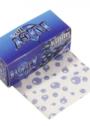 Juicy Jay’s Rolls Blueberry Rolling Paper – Box of 24 Rolls