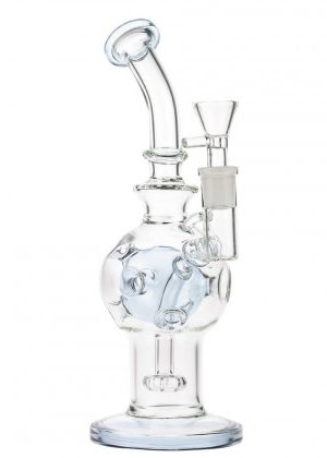 Glasscity Swiss Egg Bong with Showerhead Perc | 10 Inch | Lilac