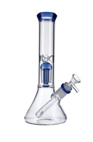 Beaker Base Ice Bong with 4-Arm Tree Perc | 12 Inches