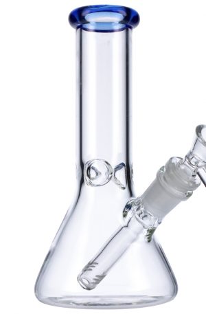 Glass Beaker Base Bong with Frosted Joint | 8 Inch