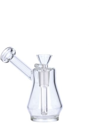 Glass Bubbler with Built-In Downstem and Recessed Joint