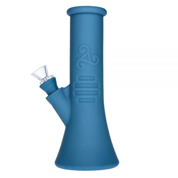 Silicone Beaker Base Bong with Glass Bowl | 8.5 Inch