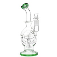 Glasscity Faberge Egg Bong with Showerhead Perc | Green