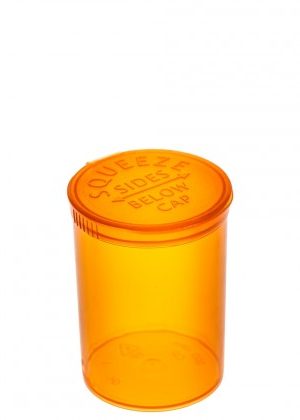 Plastic Pop Top Stash Jar | Large
