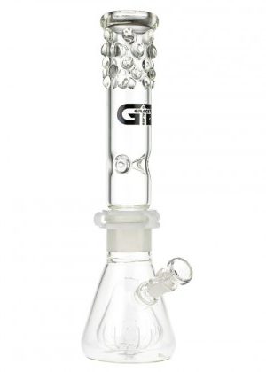 Grace Glass Multipart Beaker Ice Bong with Conical Perc