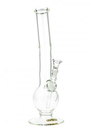 G-Spot Glass Wave Bong with Real Gold Logo | 40 cm