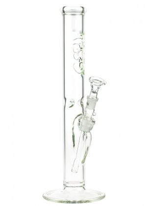 G-Spot Glas Classic Cylinder Ice Bong with Flame Polished Logo