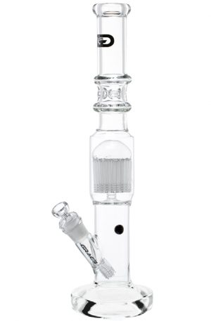 Grace Glass 34-arm Percolator Cylinder Ice Bong with 6-arm Diffuser
