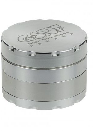 G-Spot – Aluminum Magnetic Herb Grinder – 4-part – 62mm – Silver
