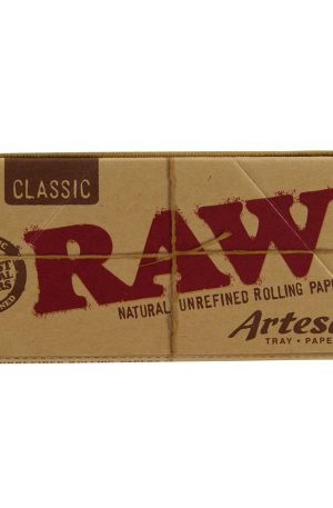 RAW Artesano King Size Slim Rolling Papers with Tray and Filter Tips