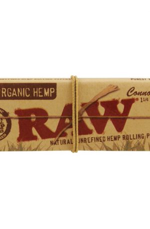 RAW Organic Connoisseur 1¼ Hemp Rolling Papers with Filter Tips