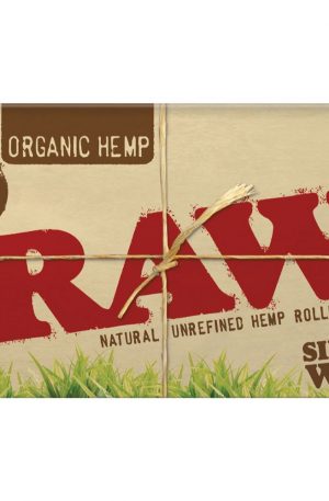 RAW Organic Single Wide Double Window Hemp Rolling Papers