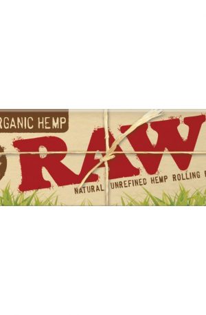 RAW Organic Single Wide Single Window Hemp Rolling Papers